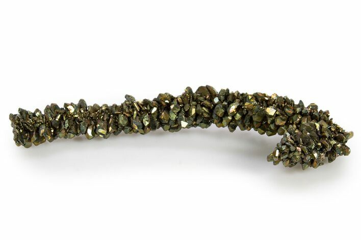 Iridescent Marcasite Crystal Stalactite - Linwood Mine, Iowa #324782